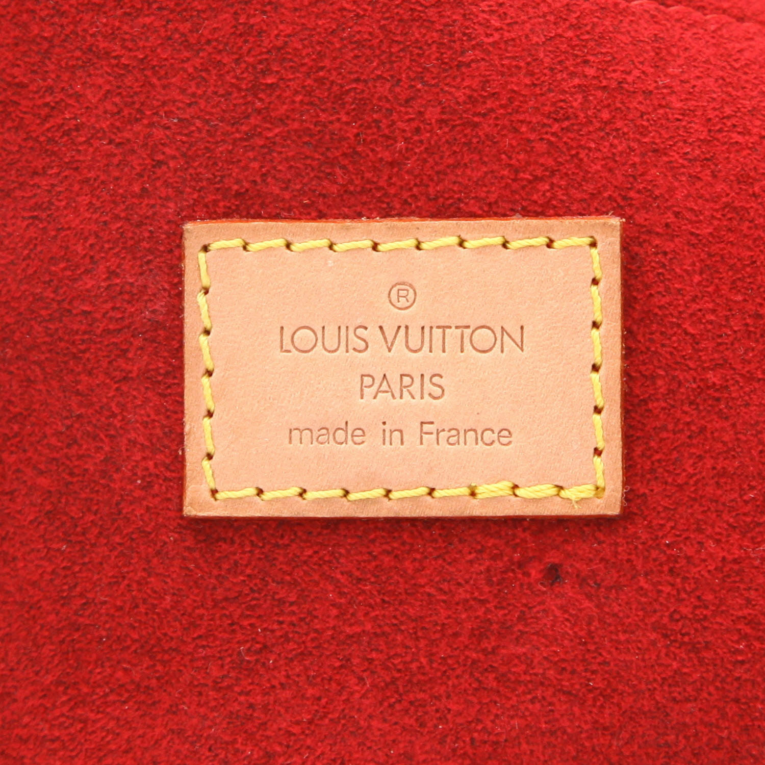 Borsa Louis Vuitton  Croissant in tela monogram marrone e pelle naturale - Detail D2