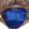 Fendi  Baguette handbag  in brown logo canvas  and gold leather - Detail D3 thumbnail