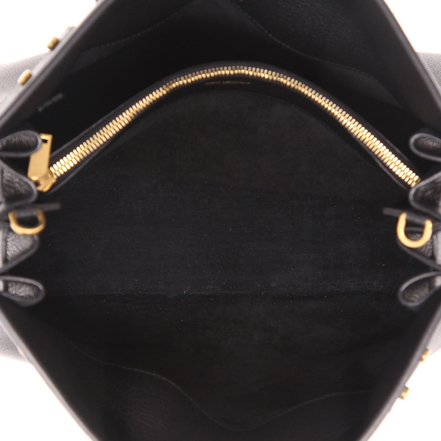 Sac à main Saint Laurent  Sac de jour en cuir noir - Detail D3