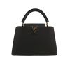 Louis Vuitton  Capucines handbag  in black leather taurillon clémence - 360 thumbnail