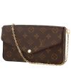 Bolso bandolera Louis Vuitton  Félicie en lona Monogram marrón - 00pp thumbnail