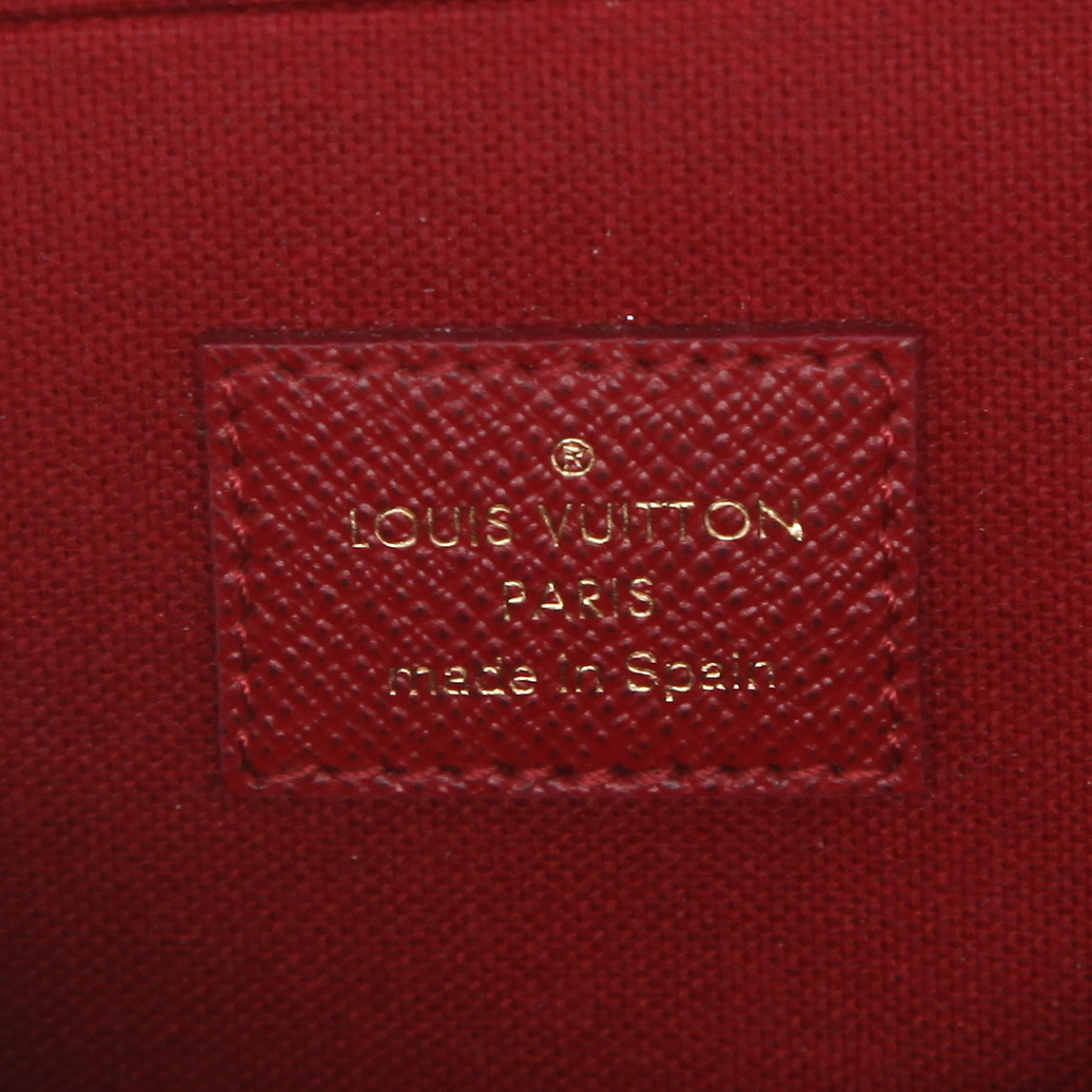 Sac bandoulière Louis Vuitton  Félicie en toile monogram marron - Detail D2