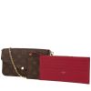 Louis Vuitton  Félicie shoulder bag  in brown monogram canvas - Detail D4 thumbnail