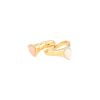 Van Cleef & Arpels  double ring in yellow gold and coral - 00pp thumbnail