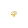 Paire de bagues Van Cleef & Arpels  en or jaune et corail - 360 thumbnail