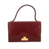 Hermès  Vintage handbag  in burgundy box leather - 360 thumbnail