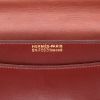 Hermès  Vintage handbag  in burgundy box leather - Detail D2 thumbnail