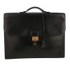 Hermès  Sac à dépêches briefcase  in black box leather - 360 thumbnail