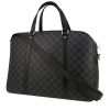 Borsa portadocumenti Louis Vuitton   in tela a scacchi grigio Graphite e pelle nera - 00pp thumbnail