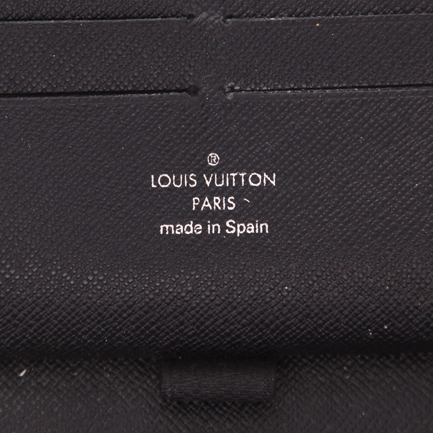 Portefeuille Louis Vuitton  Zippy en toile damier graphite - Detail D2