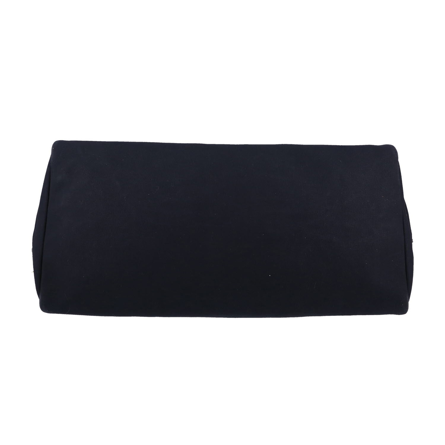 Hermès  Herbag bag worn on the shoulder or carried in the hand  in navy blue canvas  and blue leather - Detail D1