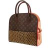 Borsa Louis Vuitton  Editions Limitées in tela e pelle marrone e puledro rosso - 00pp thumbnail