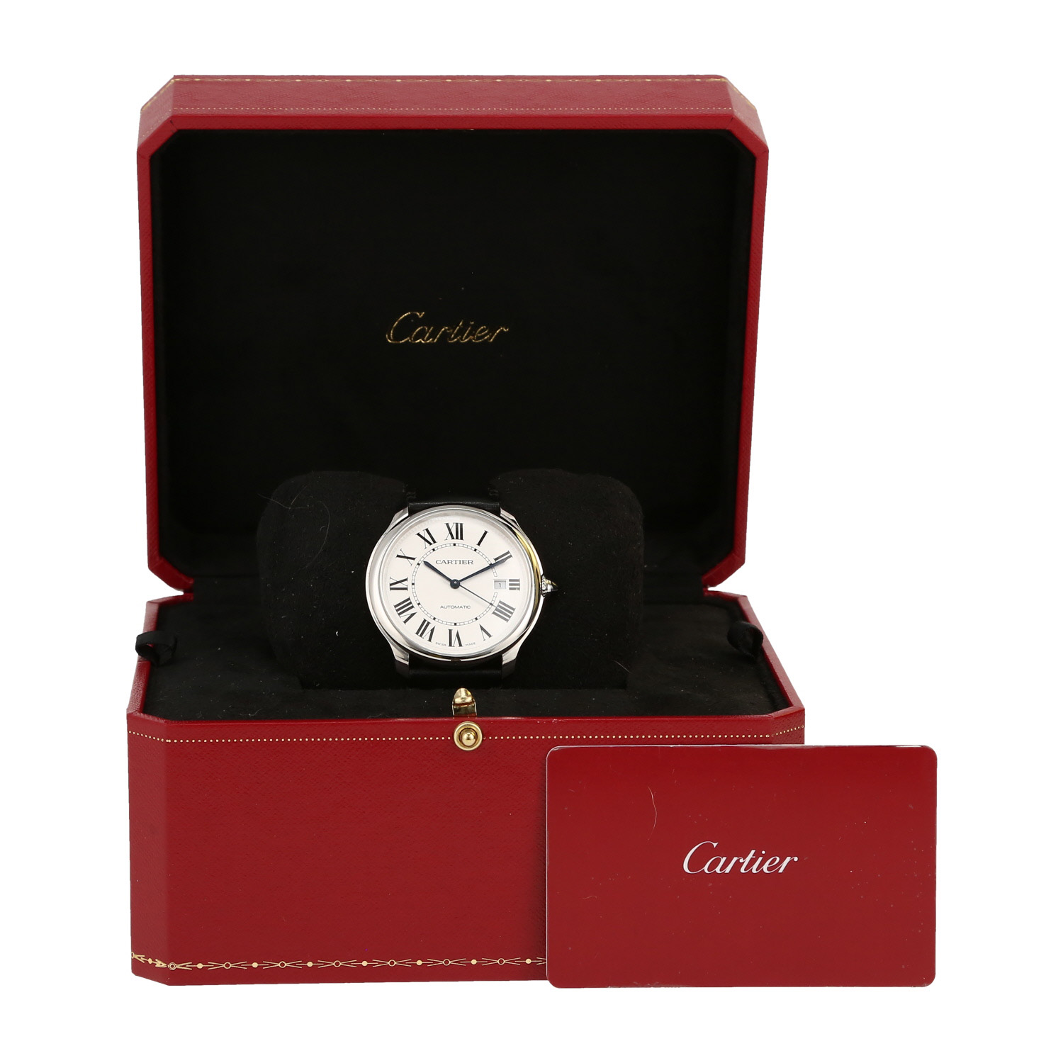 Orologio Cartier Ronde Louis Cartier in acciaio Ref: Cartier - 4440  Circa 2023