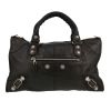 Bolso de mano Balenciaga  Work en cuero negro - 360 thumbnail