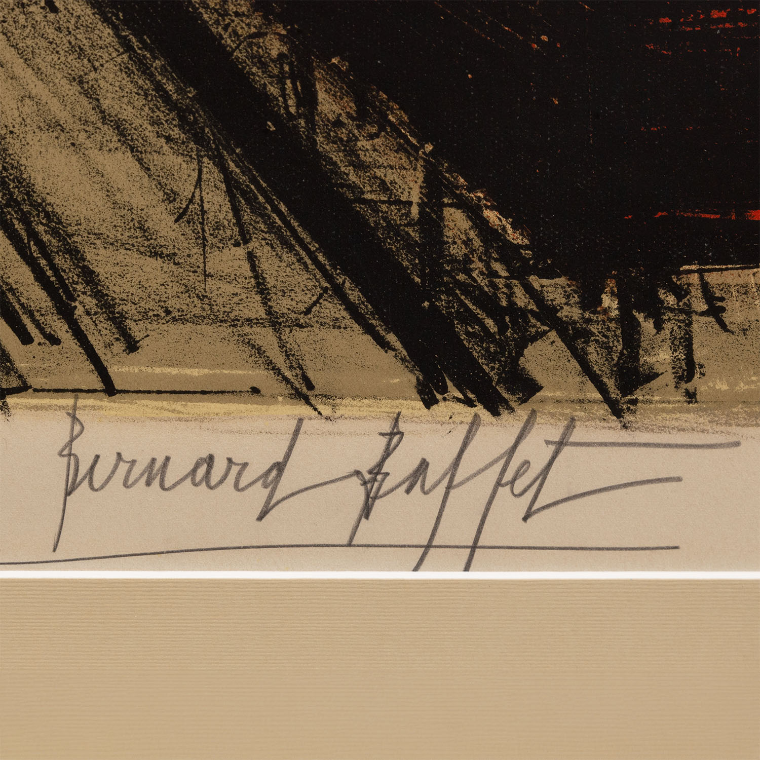 Bernard Buffet (1928-1999), New-York - 1964 - Detail D4