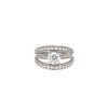 Mellerio  ring in white gold and diamonds - 360 thumbnail