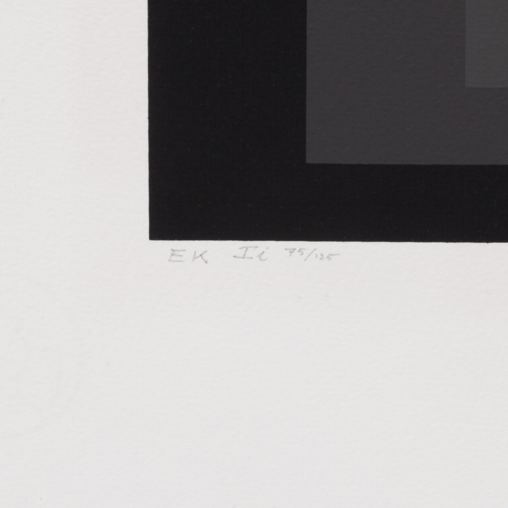 Josef Albers (1888-1976), EK Ii, from: Homage to the Square - 1970 - Detail D2