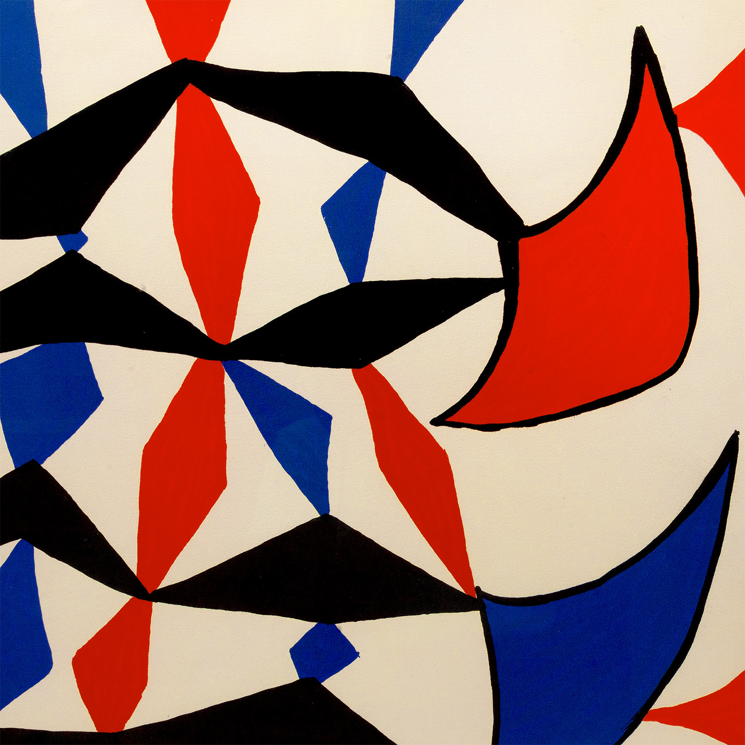 Alexander Calder (1898-1976), Mes Etoffes - 1976 - Detail D1