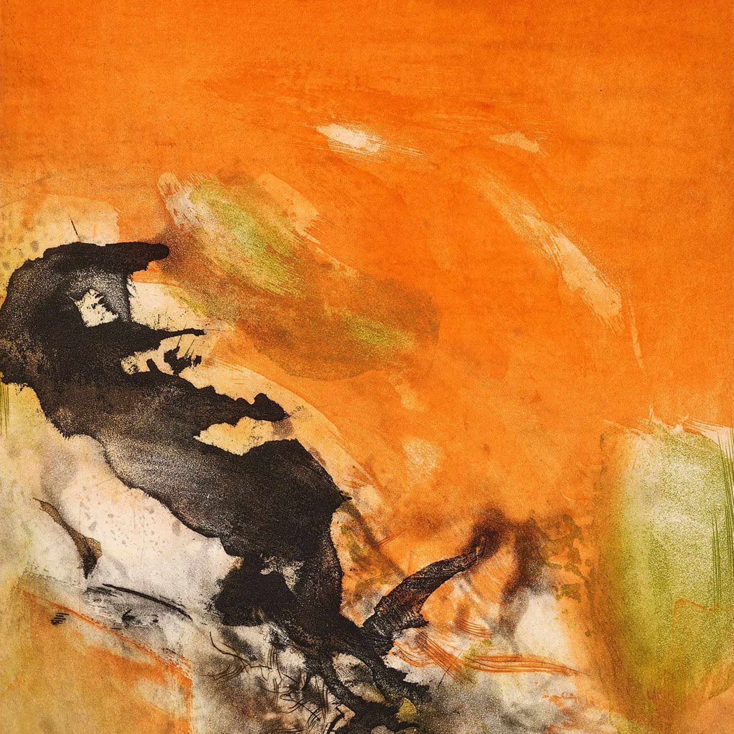 Zao Wou-Ki (1920-2013), Canto Pisan - 1972 - Detail D1