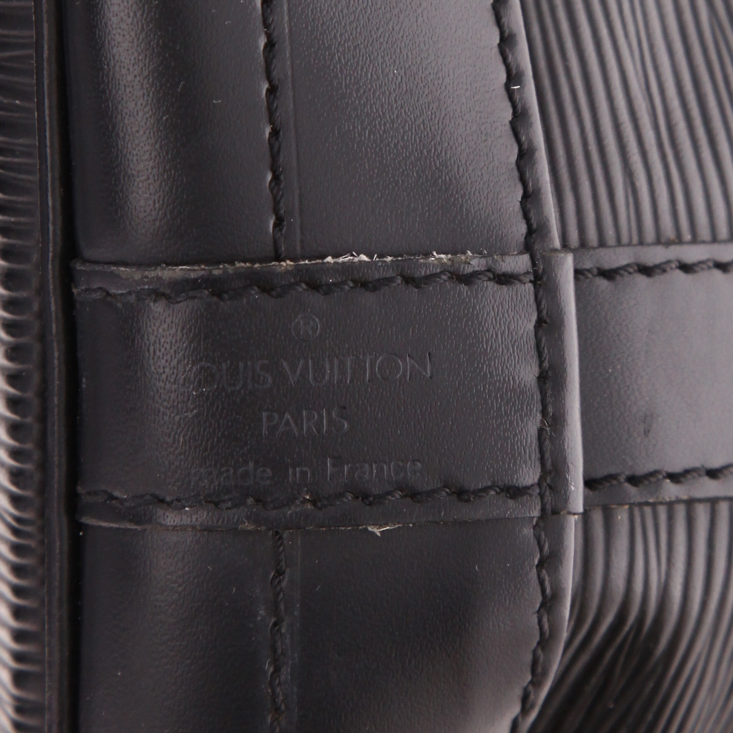 Shopping bag Louis Vuitton  Noé in pelle Epi nera - Detail D2
