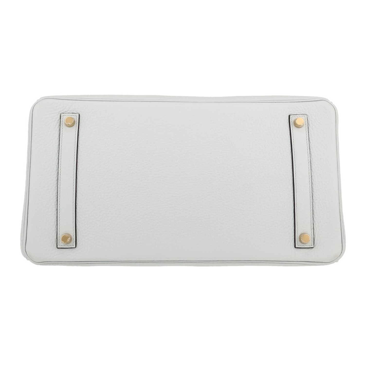 Sac à main Hermès  Birkin 35 cm en cuir togo Bleu Brume - Detail D1