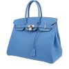 Bolso de mano Hermès  Birkin 35 cm en cuero epsom Bleu Paradis - 00pp thumbnail