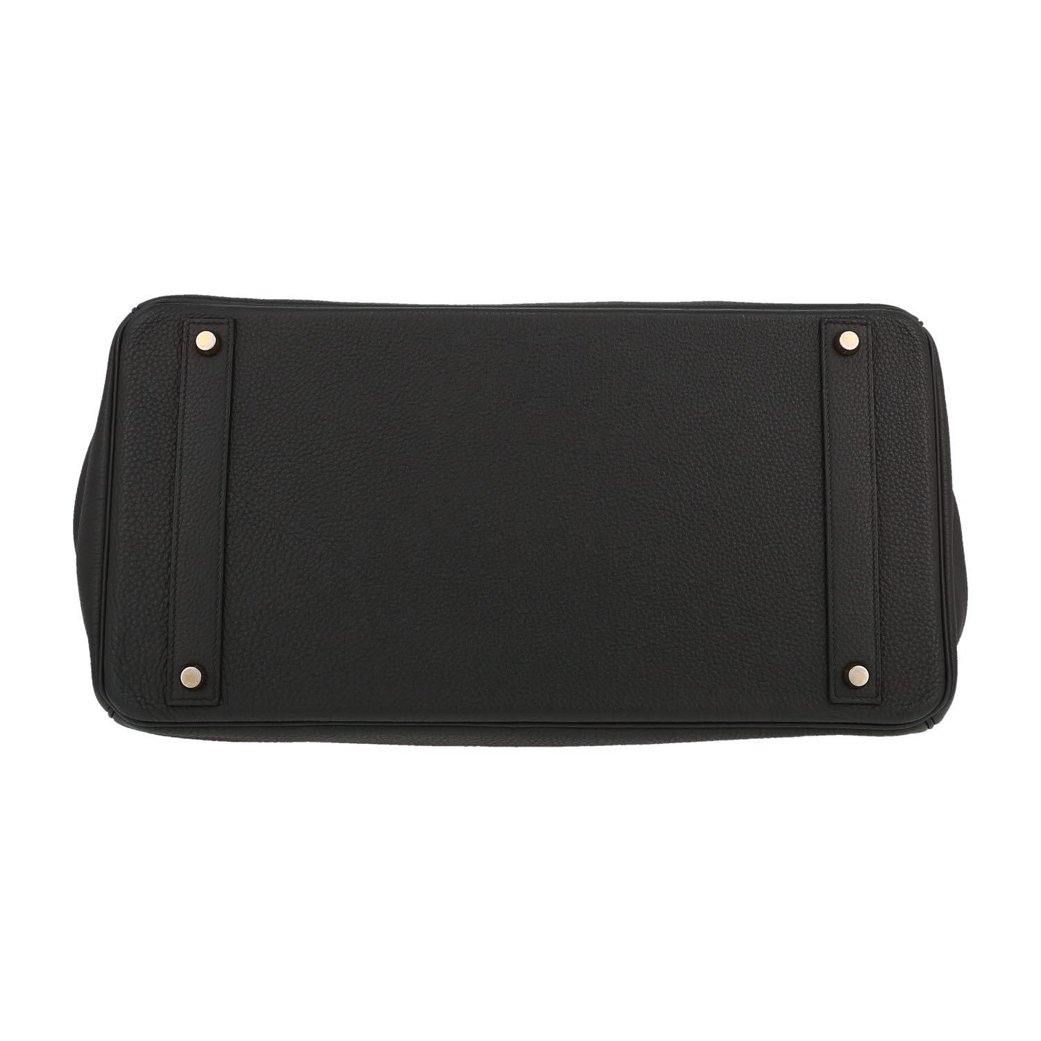 Hermès  Birkin 40 cm handbag  in Bleu Caban togo leather - Detail D1