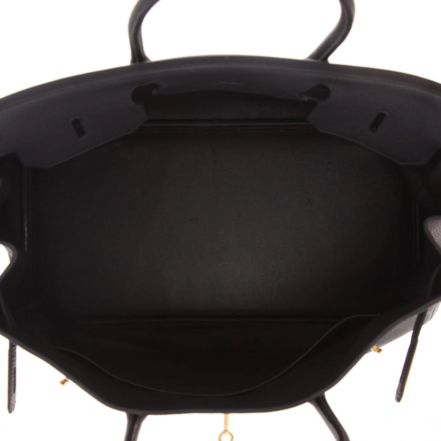 Sac à main Hermès  Birkin 40 cm en cuir togo Bleu Caban - Detail D3