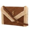 Saint Laurent  Gaby handbag  in brown sheepskin - 00pp thumbnail