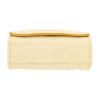 Chanel Deauville handbag in yellow wicker and yellow leather - Detail D1 thumbnail