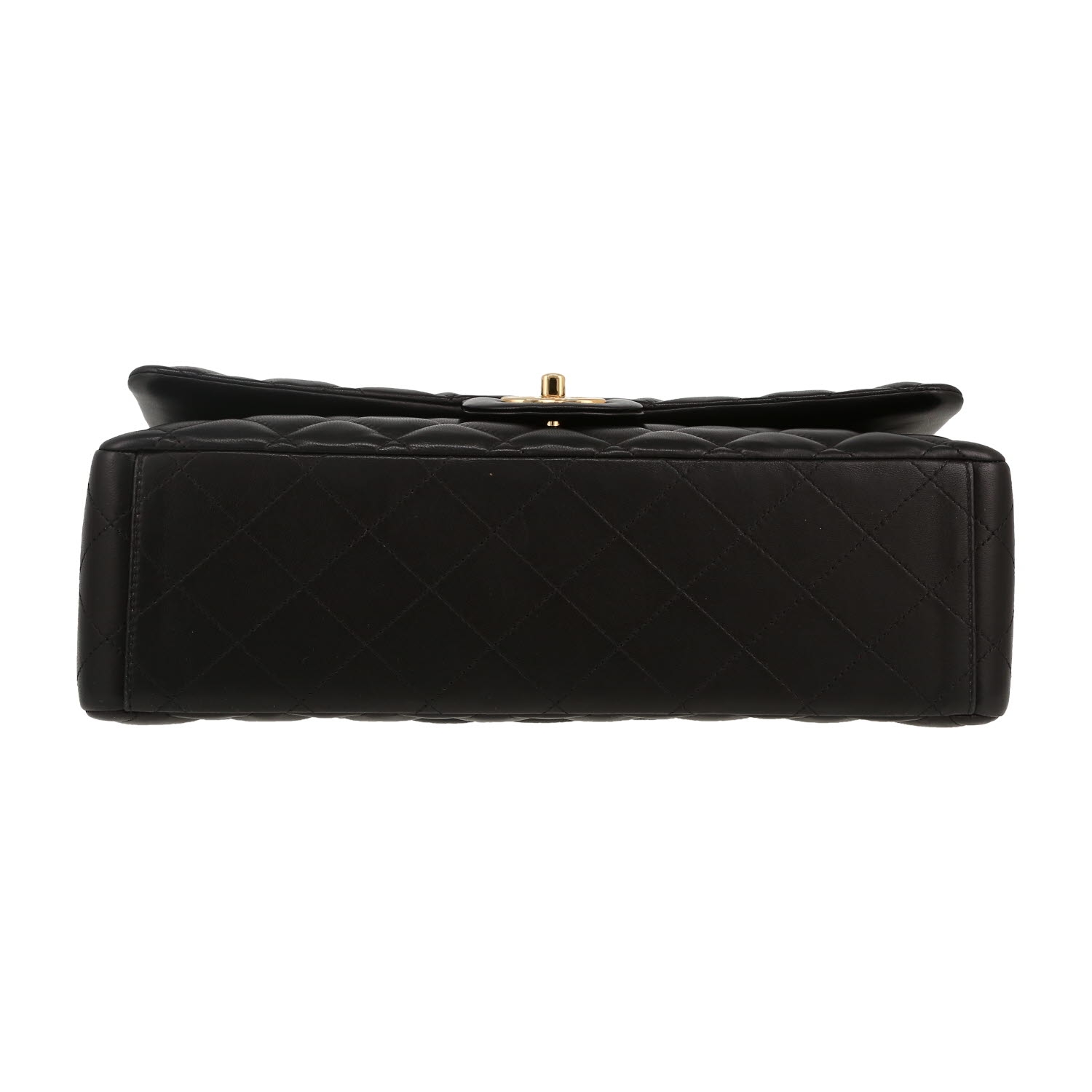 Borsa a tracolla Chanel  Timeless Maxi Jumbo in pelle trapuntata nera - Detail D1