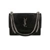 Borsa a tracolla Saint Laurent  Sunset modello grande  in pelle nera - 360 thumbnail