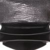 Saint Laurent  Sunset large model  shoulder bag  in black leather - Detail D3 thumbnail