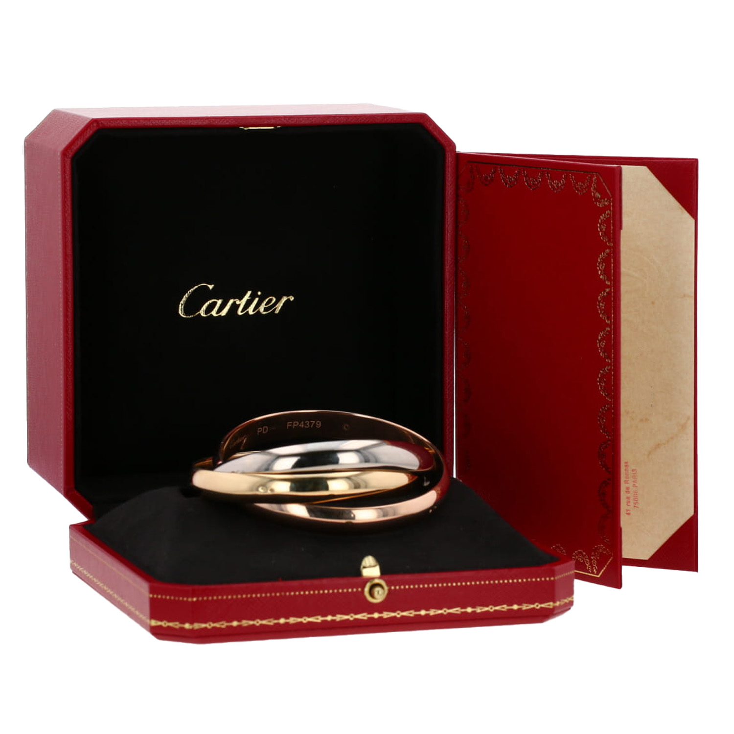 Bracelet Cartier Trinity grand modèle en 3 ors - Detail D2