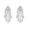 Vintage earrings in white gold and diamonds - 00pp thumbnail