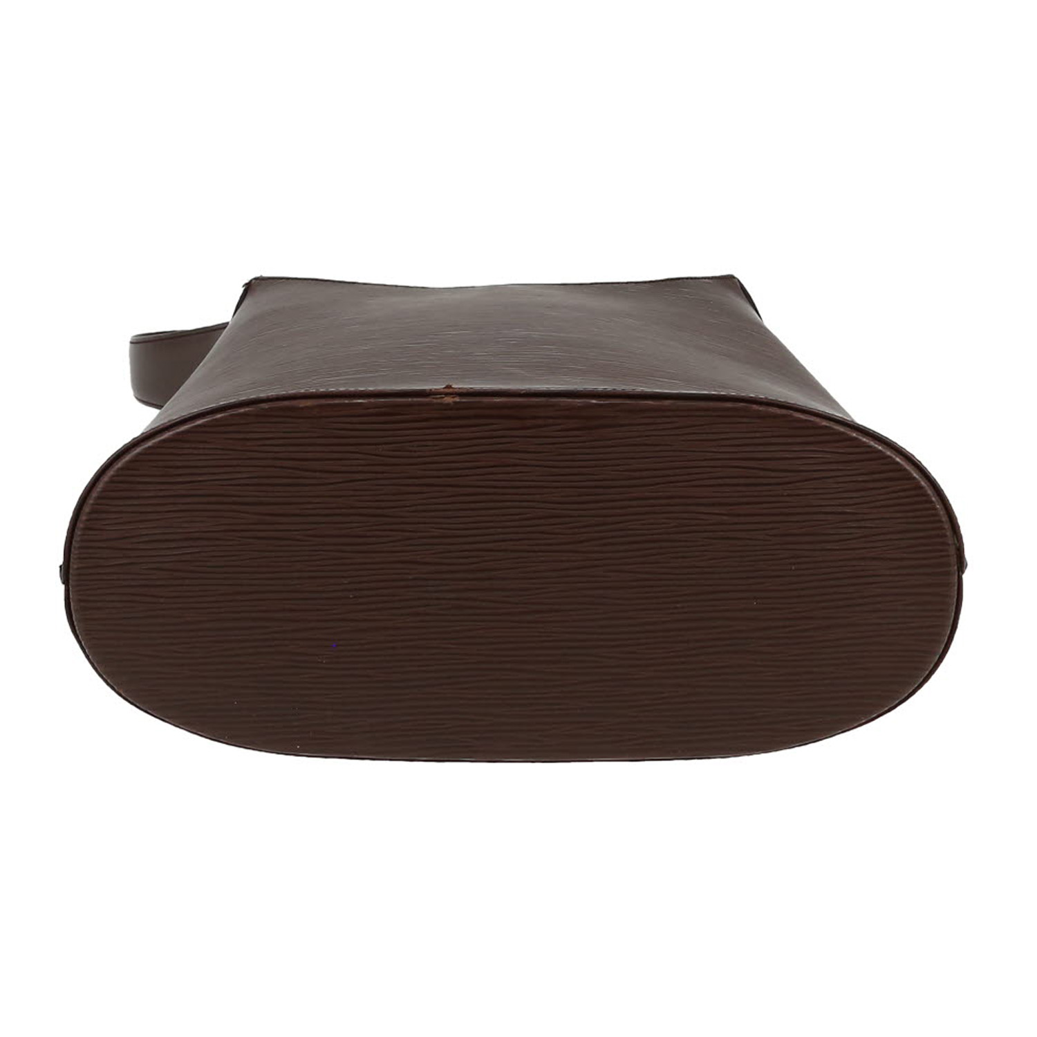 Bolso de mano Louis Vuitton  Verseau en cuero Epi marrón - Detail D1