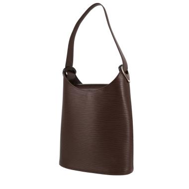 Borsa Louis Vuitton  Verseau in pelle Epi marrone