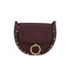 Borsa a spalla Chloé  Tess in pelle plum - 360 thumbnail