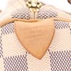 Borsa Louis Vuitton  Speedy 30 in tela a scacchi azzurro e pelle naturale - Detail D2 thumbnail