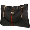 Sac cabas Gucci  Rajah en cuir noir - 00pp thumbnail