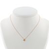 Collana Tiffany & Co Open Heart mini in oro rosa - 360 thumbnail