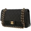Chanel  Timeless Classic handbag  in black quilted grained leather - 00pp thumbnail