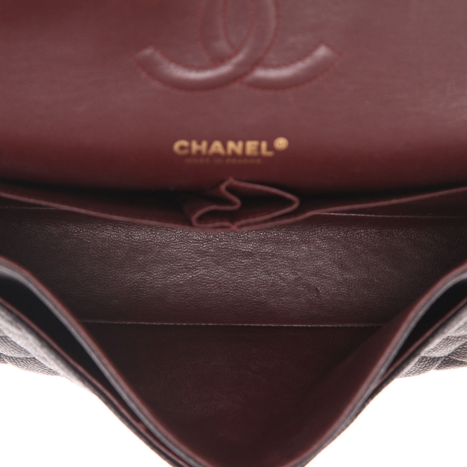 Bolso de mano Chanel  Timeless Classic en cuero granulado acolchado negro - Detail D3