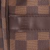 Louis Vuitton  Keepall 55 travel bag  in ebene damier canvas  and brown leather - Detail D6 thumbnail