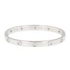 Bracelet Cartier Love 10 diamants en or blanc et diamants - 00pp thumbnail