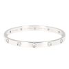 Bracelet Cartier Love 10 diamants en or blanc et diamants - 360 thumbnail