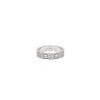 Cartier Love pavé wedding ring in white gold and diamonds - 360 thumbnail