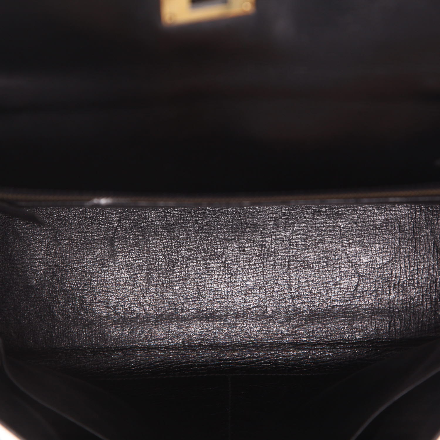 Sac à main Hermès  Kelly 32 cm en cuir box noir - Detail D3