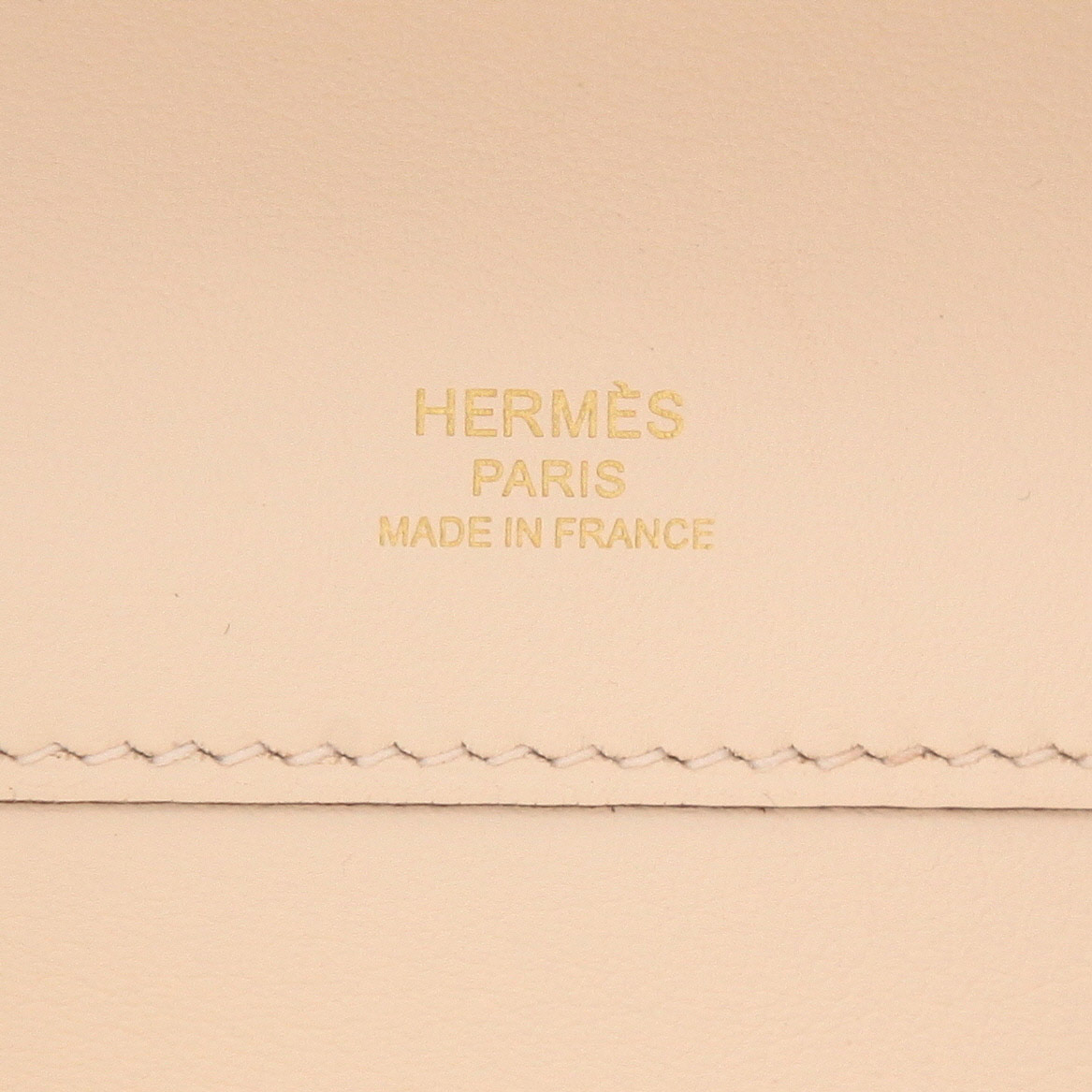 Pochette Hermès  Kelly Cut in pelle Swift Nata - Detail D2