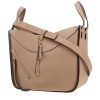 Sac bandoulière Loewe  Hammock petit modèle  en cuir taupe - 00pp thumbnail